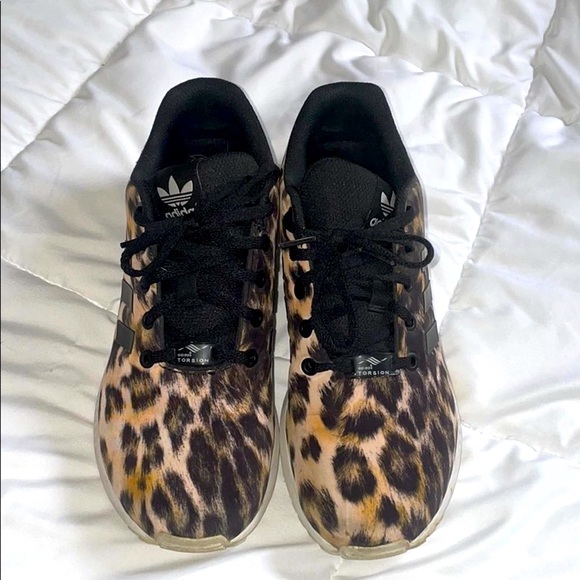 Adidas Cheetah, print, lace up, yogaathletic tan & gold, running comfort… - Picture 2 of 7